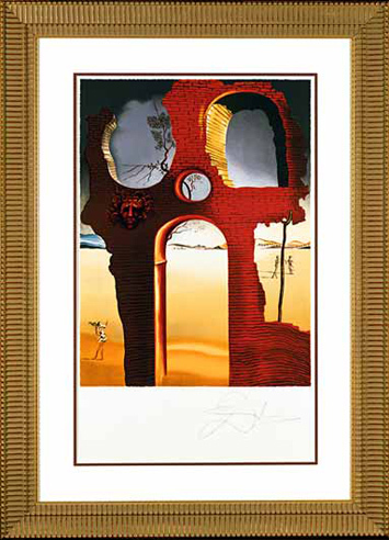 Salvador Dalí, ‘"Invisible Face" Hand Signed Salvador Dali Lithograph’, 1941-1957, Print, Paper, Elena Bulatova Fine Art
