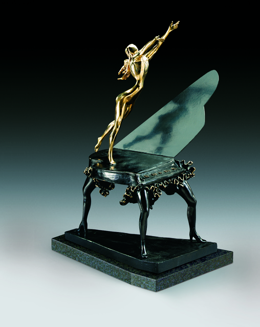 Salvador Dalí, ‘Surrealist Piano’, 1954, Sculpture, Bronze – Lost Wax Process, Hazelton Fine Art Galleries