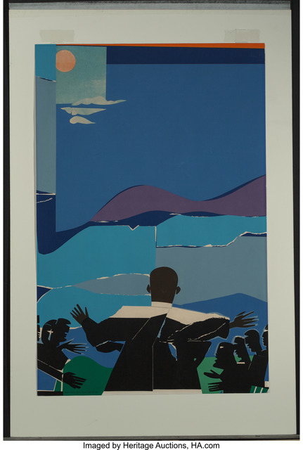 Romare Bearden, ‘Martin Luther King Jr. - Mountain Top’, 1968, Heritage Auctions