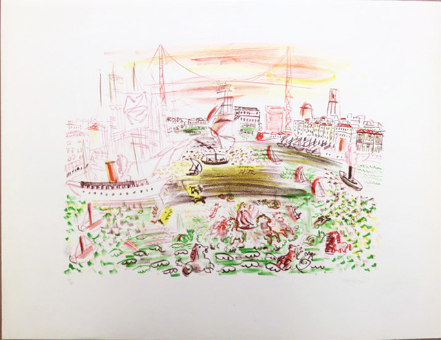 Raoul Dufy, ‘Le Cortege d’Amphitrite, ou le port de Marseille’, 1925, Fairhead Fine Art Limited