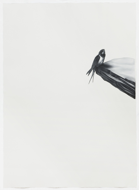 Shelley Reed, ‘On a Ledge (After Thornburn)’, 2020, Drawing, Collage or other Work on Paper, Oil on Arches oil paper, Sears-Peyton Gallery