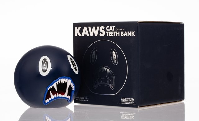 KAWS, ‘Cat Teeth Bank (Navy)’, 2007, Heritage Auctions