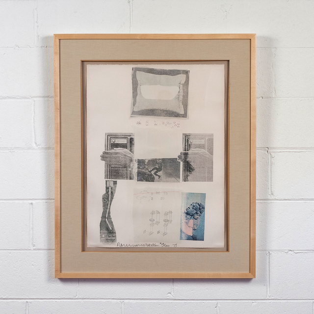 Robert Rauschenberg, ‘Two Reasons Birds Sing’, 1979, Drawing, Collage or other Work on Paper, Color screenprint with fabric collage, Caviar20