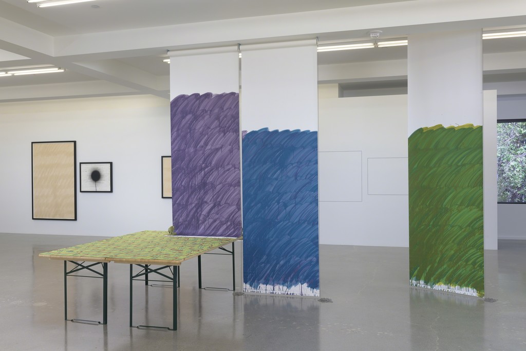 Stephen Prina, galesburg, illinois+ , installation view, Sprüth Magers, Los Angeles, May 12 – August 11, 2018; Courtesy the artist; Galerie Gisela Capitain, Cologne; Petzel Gallery, New York; and Sprüth Magers; Photography: Robert Wedemeyer Stephen Prina, galesburg, illinois+ , installation view, Sprüth Magers, Los Angeles, May 12 – August 11, 2018; Courtesy the artist; Galerie Gisela Capitain, Cologne; Petzel Gallery, New York; and Sprüth Magers; Photography: Robert Wedemeyer