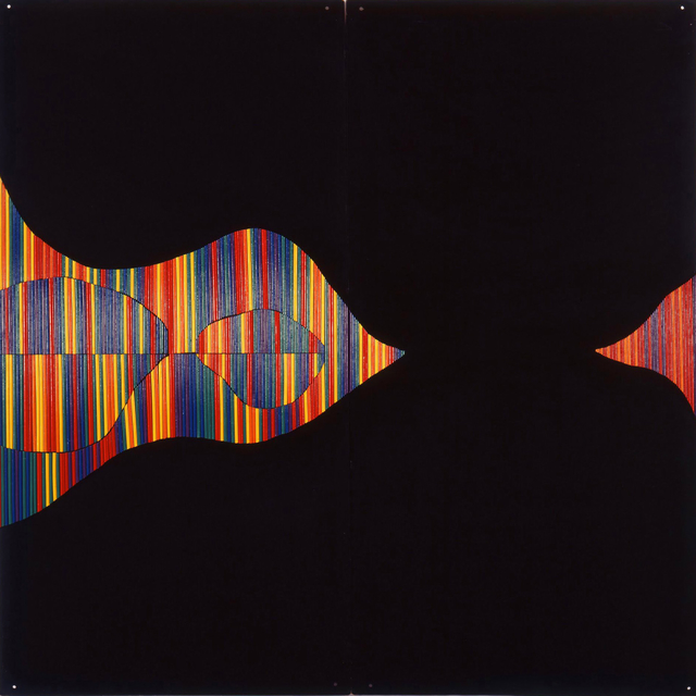 André Cadere, ‘Quatre mètres quatre-vingt quatre noir Citröen (Black Citroën Panel)’, 1969, Galerie Hervé Bize
