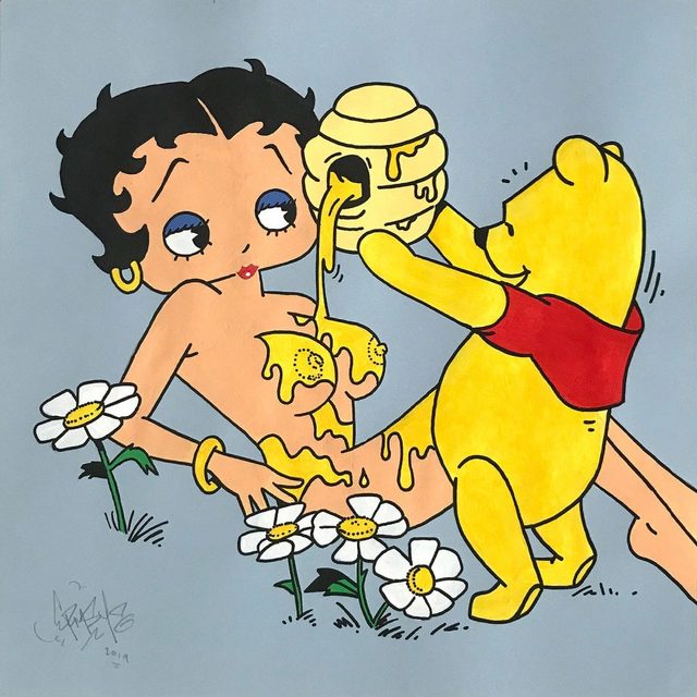 Ermsy, ‘Honey’, 2019, Painting, Acrylic on Paper, End to End Gallery