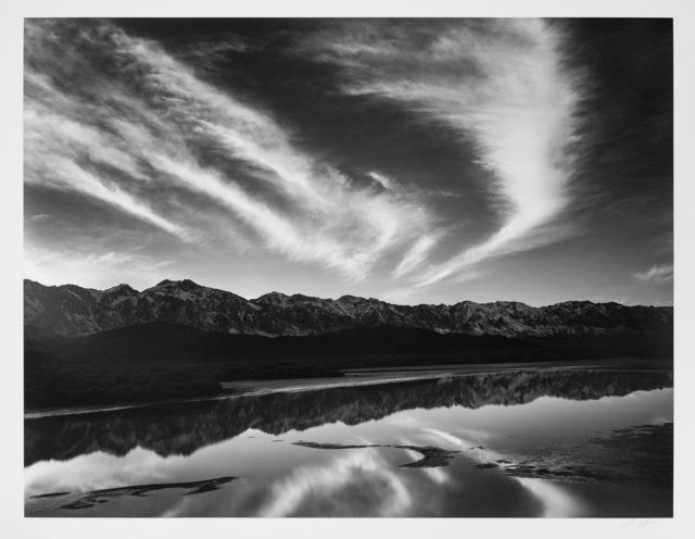 Ansel Adams, ‘Evening Clouds and Pool, Owen's Valley’, ca. 1962, Photography West Gallery