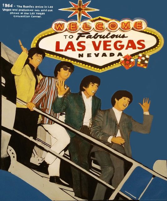 BEATLES ABBEY ROAD STAMP BY STEVE KAUFMAN - GRUN ART