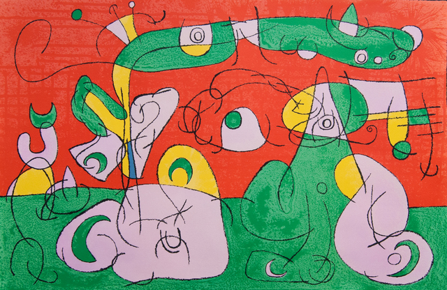 Joan Miró, ‘Bougrelas and his Mother III, from: Series for King Ubu | Bougrelas et sa Mère III, from: Suites pour Ubu Roi’, 1966, Gilden's Art Gallery