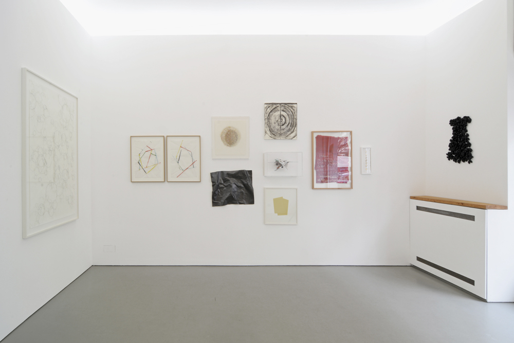Exhibition view with works by Ute Essig, Beat Zoderer, Katrin v. Lehmann, Gil Shachar, Li Silberberg, Colin Ardley, Dirk Rathke, Angela Dwyer, Henrik U. Müller und Karina Spechter; photo: Jürgen Baumann Exhibition view with works by Ute Essig, Beat Zoderer, Katrin v. Lehmann, Gil Shachar, Li Silberberg, Colin Ardley, Dirk Rathke, Angela Dwyer, Henrik U. Müller und Karina Spechter; photo: Jürgen Baumann