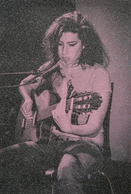 David Studwell, ‘Amy Winehouse IV’, 2017-2019, Print, Screen print with hand embellished diamond dust, Tanya Baxter Contemporary