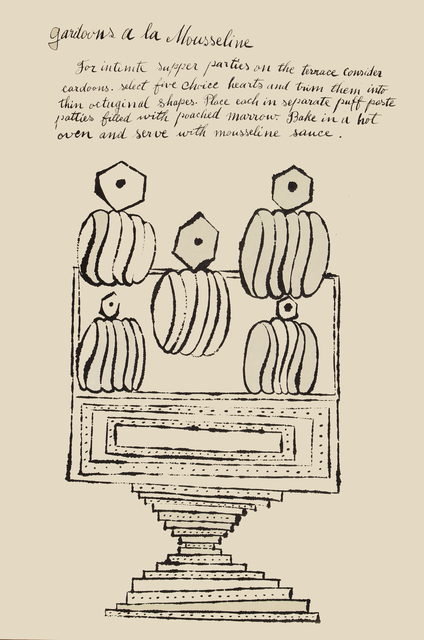 Andy Warhol, ‘Gardone a la Mouselline’, 1959, Woodward Gallery