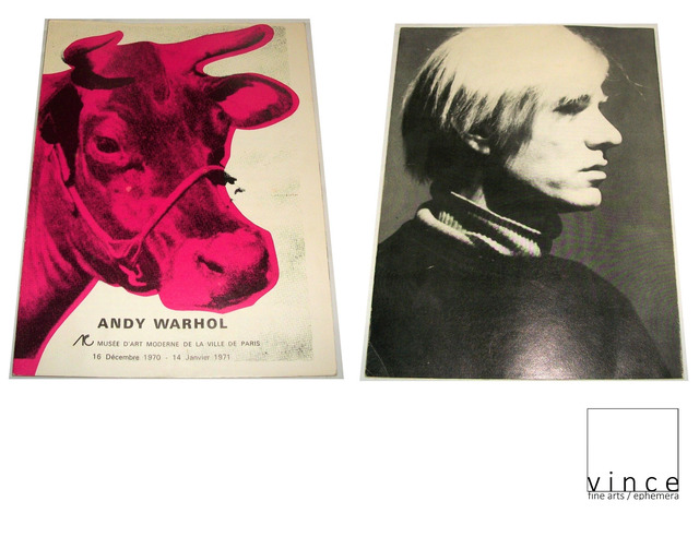 Andy Warhol, ‘"Andy Warhol", 1971, Exhibition Brochure/Catalogue, Musee D'art de la Ville de Paris. ’, 1971, VINCE fine arts/ephemera