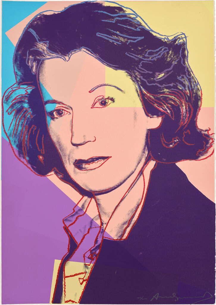 Andy Warhol - Mildred Scheel (F. & S. 238)