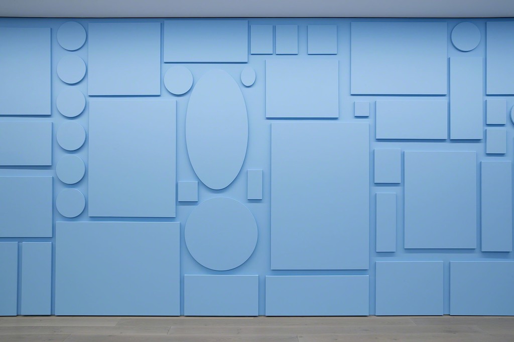 View of Claude Rutault exhibition ‘de-finitions/methods from the 70s’ at Perrotin New York, 2019. Photo Guillaume Ziccarelli; Courtesy the Artist and Perrotin. View of Claude Rutault exhibition ‘de-finitions/methods from the 70s’ at Perrotin New York, 2019. Photo Guillaume Ziccarelli; Courtesy the Artist and Perrotin.