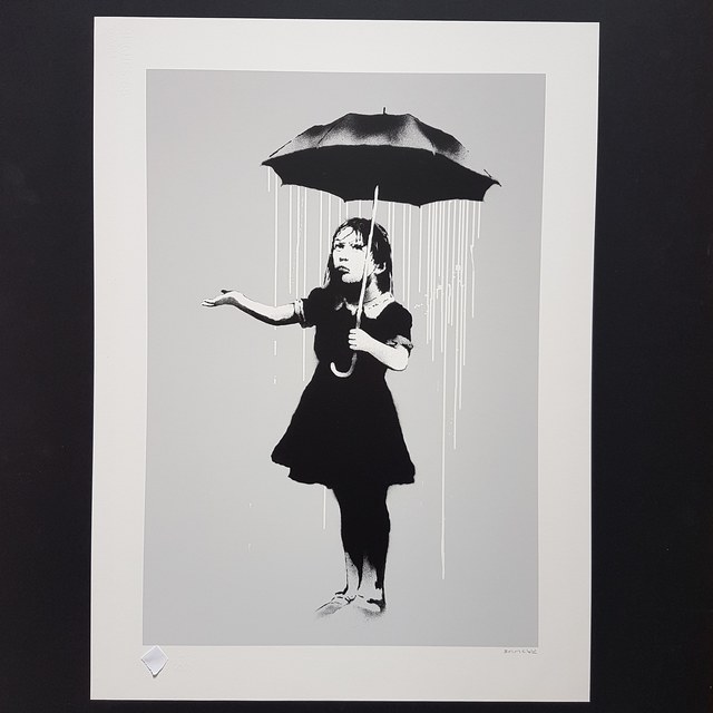 Banksy, ‘Nola White Rain’, 2008, Castle Gallery