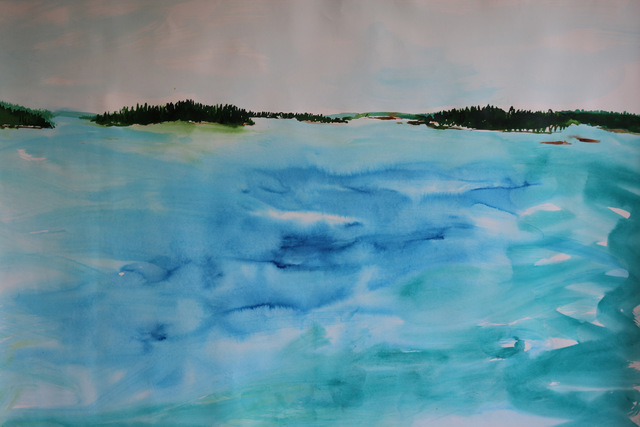 Maria Magdalena Campos-Pons, ‘Untitled #4’, 2017, Painting, Watercolour on Stonhenge archival paper, Federico Luger (FL GALLERY)