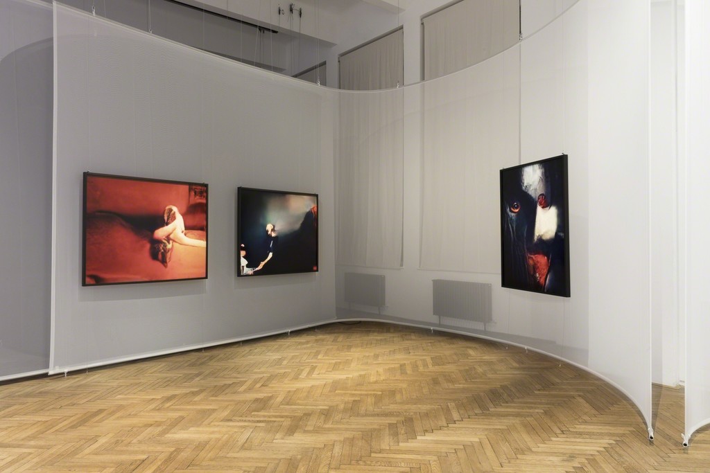 Exhibition View
UNCANNY VALUES: Artificial Intelligence & You
from left to right: Trevor Paglen, Porn (Corpus: The Humans) Adversarially Evolved Hallucination, 2017;
Trevor Paglen, A man (Corpus: The Humans) Adversarially Evolved Hallucination, 2017;
Trevor Paglen, Vampire (Corpus: Monsters of Capitalism) Adversarially Evolved Hallucination, 2017
Courtesy of the artist and Metro Pictures, New York
MAK-Exhibition Hall
© Aslan Kudrnofsky/MAK Exhibition View
UNCANNY VALUES: Artificial Intelligence & You
from left to right: Trevor Paglen, Porn (Corpus: The Humans) Adversarially Evolved Hallucination, 2017;
Trevor Paglen, A man (Corpus: The Humans) Adversarially Evolved Hallucination, 2017;
Trevor Paglen, Vampire (Corpus: Monsters of Capitalism) Adversarially Evolved Hallucination, 2017
Courtesy of the artist and Metro Pictures, New York
MAK-Exhibition Hall
© Aslan Kudrnofsky/MAK