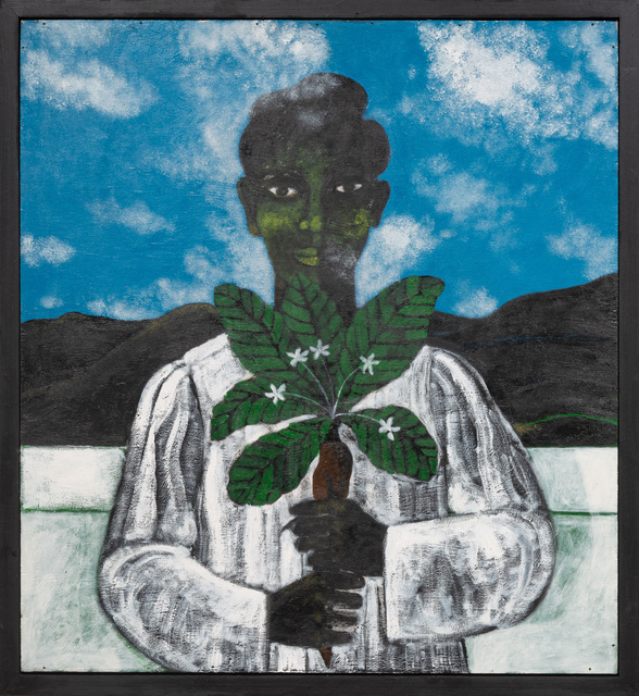 Abe Odedina, ‘Osanyin’, 2018-2019, Painting, Acrylic on plywood, Ed Cross Fine Art