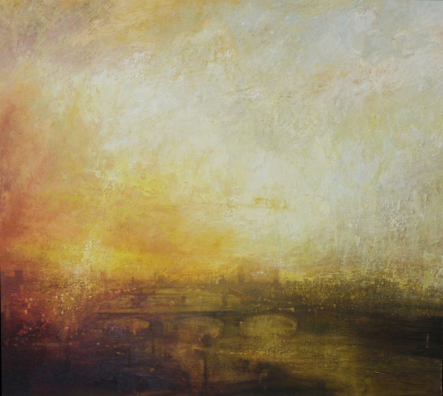 Benjamin Warner, ‘Sunset, towards Battersea Power Station’, 2016, Tanya Baxter Contemporary