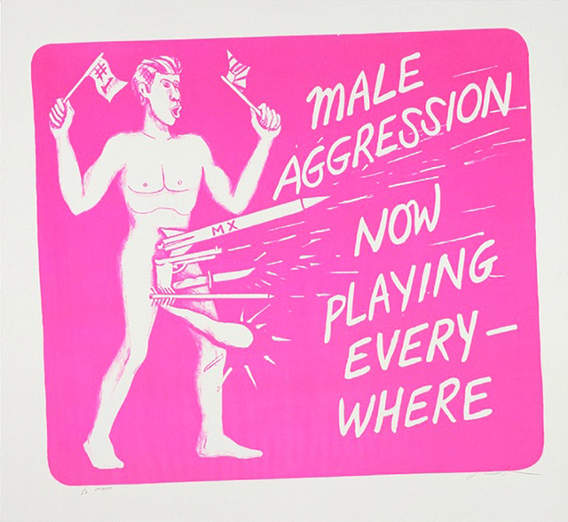 Jonathan Borofsky, ‘Male Aggression’, 1986, Tres Hombres
