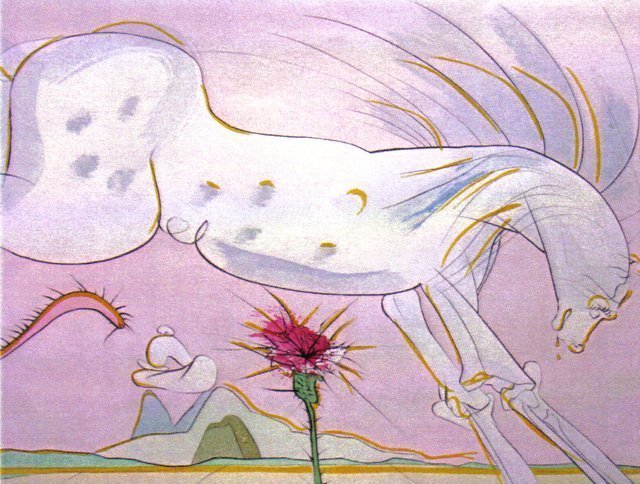 Salvador Dalí, ‘Le Cheval et le Loup (The Horse and the Wolf)’, 1974, Puccio Fine Art