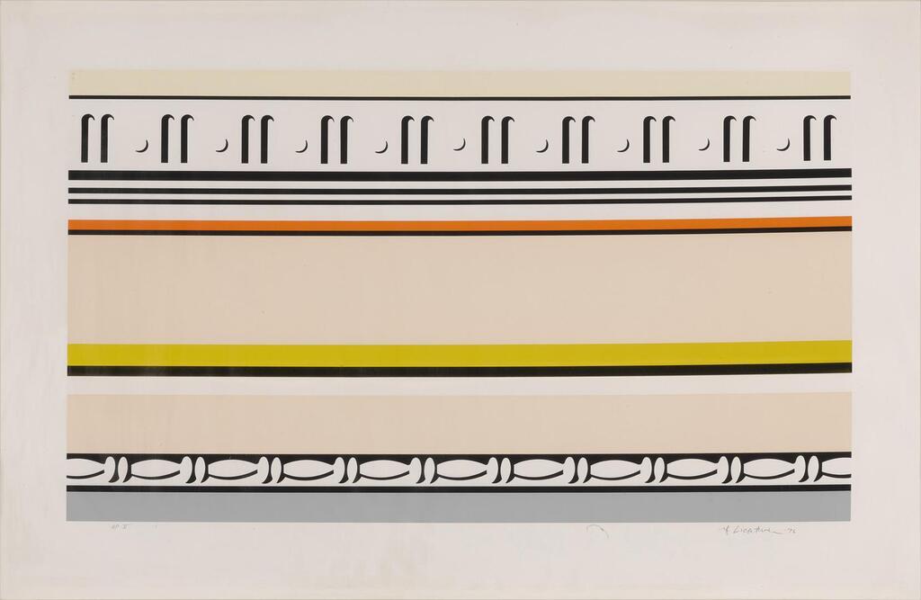 Roy Lichtenstein - Entablature VIII (Corlett 145)