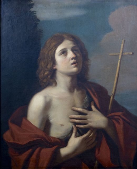 Attributed to Annibale Carracci, ‘Adolescent Christ in his Essene Comunity or Saint John the Baptist. Circle of Annibale Carracci’, ca. 1600, Muzeion Gallery