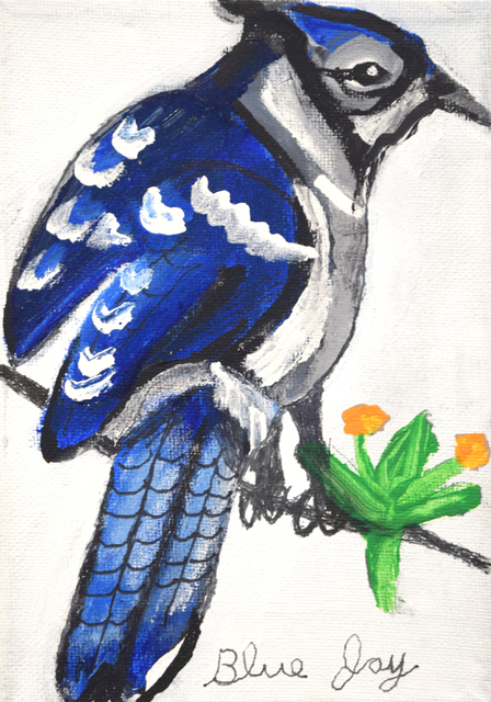 Mercedes Kelly, ‘Blue Jay’, 2016, Fountain House Gallery