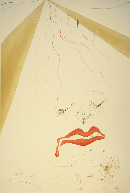 Salvador Dalí, ‘Transfiguration’, 1973, Print, Drypoint with added watercolor, DTR Modern Galleries