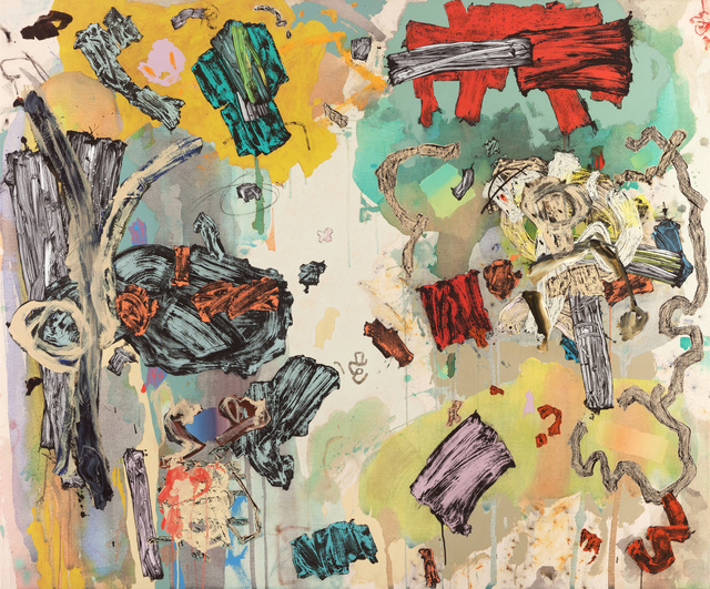 Doyle Gertjejansen, ‘Hawk and Things That Glow’, 2020, Painting, Acrylic on canvas, Callan Contemporary