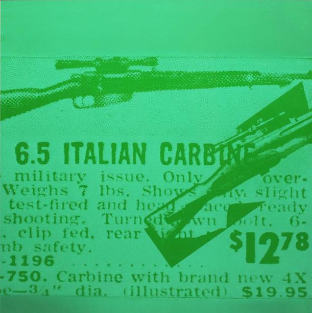 Andy Warhol, ‘Rifle’, 1968, Kunzt Gallery