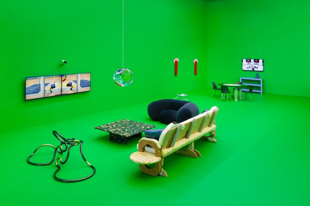 Installation view of “PAVILLON DE L’ESPRIT NOUVEAU: A 21st Century Show Home,” 2015, at Swiss Institute, New York Installation view of “PAVILLON DE L’ESPRIT NOUVEAU: A 21st Century Show Home,” 2015, at Swiss Institute, New York