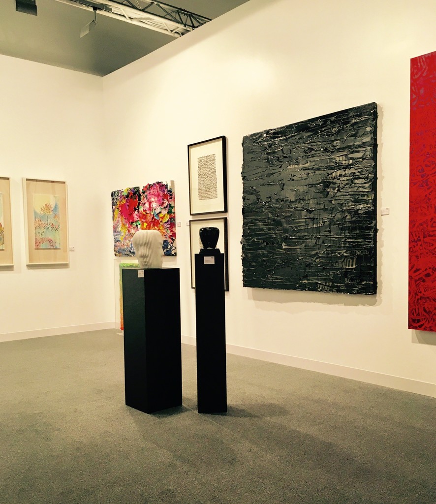 Zwang in the corner and Dachan on the left side, Connie Noyes and part of Ahmad Mualla's large red painting influenced by Nizam Qabbani poems. Zwang in the corner and Dachan on the left side, Connie Noyes and part of Ahmad Mualla's large red painting influenced by Nizam Qabbani poems.