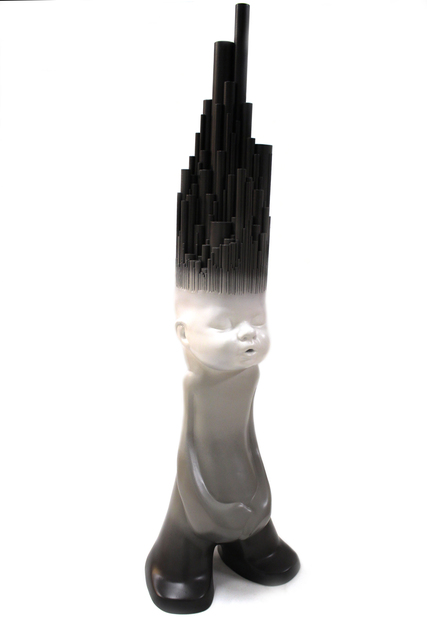 Nanan, ‘Sha ’, 2018, Sculpture, Wood, resin and spraypaint, Villa Domus