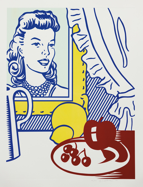 Roy Lichtenstein, ‘Still Life with Portrait, from Six Still Lifes Series’, 1974, Print, Lithograph and screenprint in colors with debossing, on Rives BFK paper, with full margins., Phillips