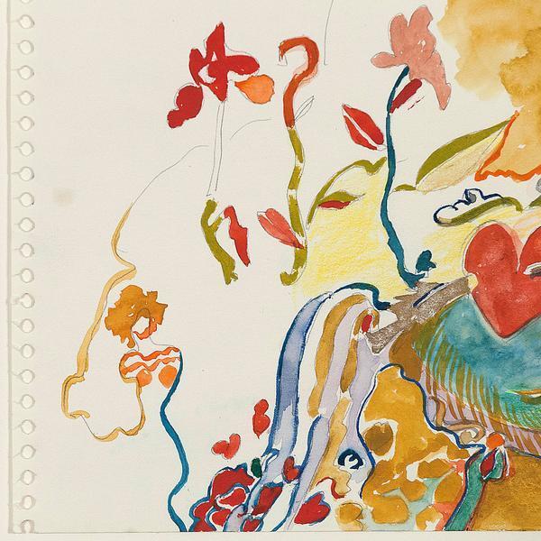 Joyce Wieland, ‘Magic Landscape’, ca. 1980, Drawing, Collage or other Work on Paper, Watercolor and pencil (verso) on paper, Caviar20