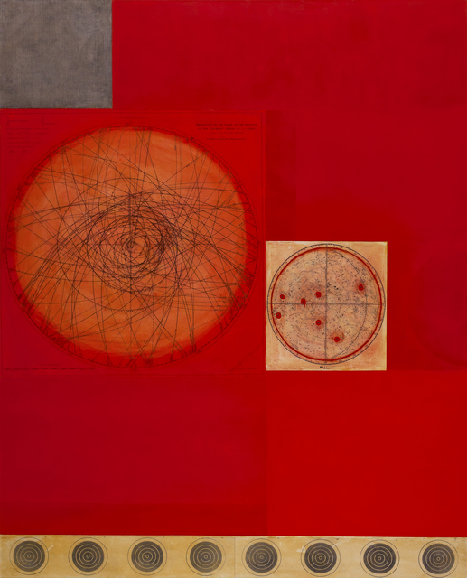 Mitch Jones, ‘Rouge Atmosphere’, 2017, Painting, Oil and mixed media on canvas, Andrea Schwartz Gallery