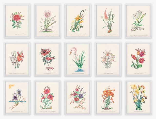 Salvador Dalí, ‘Florals (Surrealist Flowers)’, 1972, Print, Lithographs in colors with embossing on heavy Arches paper, Heritage Auctions