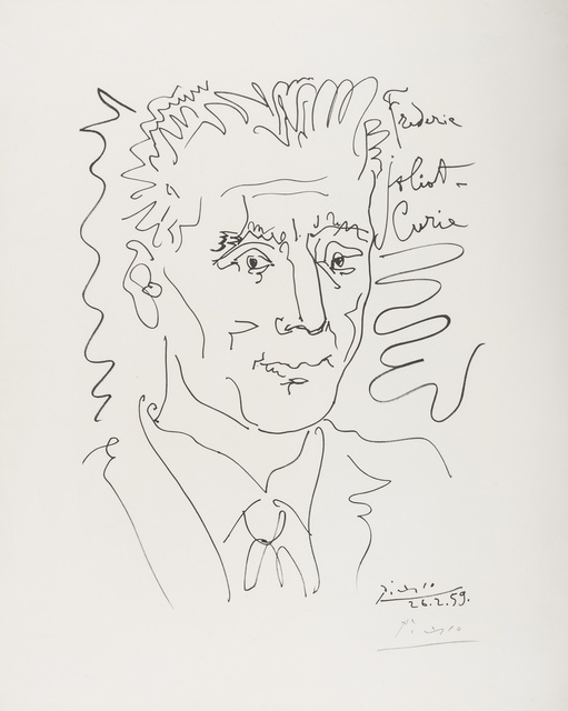 Pablo Picasso, ‘Portrait of Frederic Joliot-Curie’, 1959, Forum Auctions