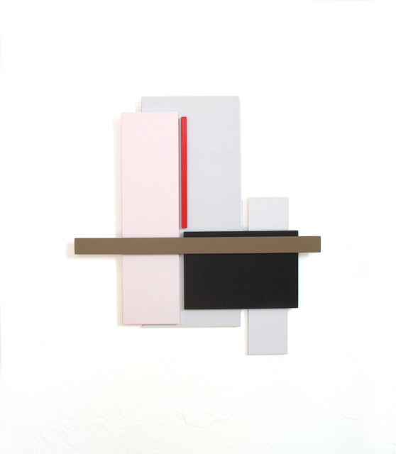 Els van 't Klooster, ‘1715’, 2017, Painting, Acrylic on wood, relief, O-68