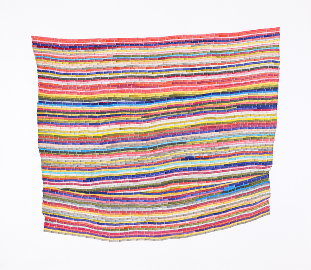 Carly Glovinski, ‘Pink Multi Rag Rug’, 2017, Morgan Lehman Gallery