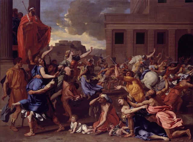 Nicolas Poussin, ‘The Abduction of the Sabine Women’, 1633–1634, The Metropolitan Museum of Art