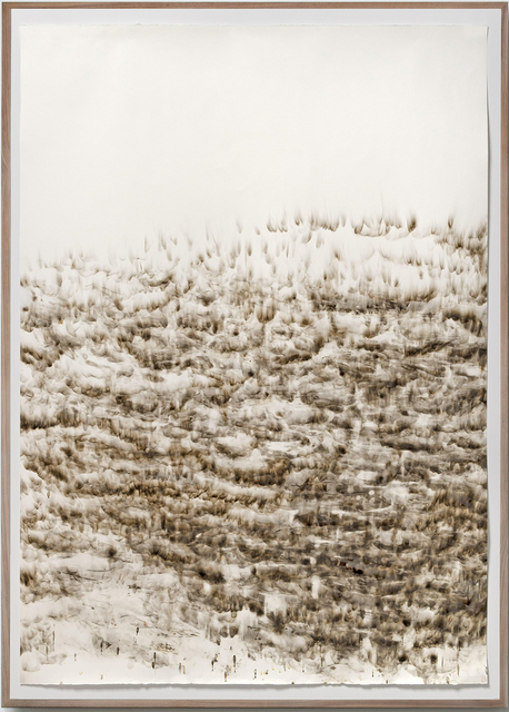 Joan Wulf, ‘Drift’, 2019, Painting, Carbon soot on paper, Themes+Projects