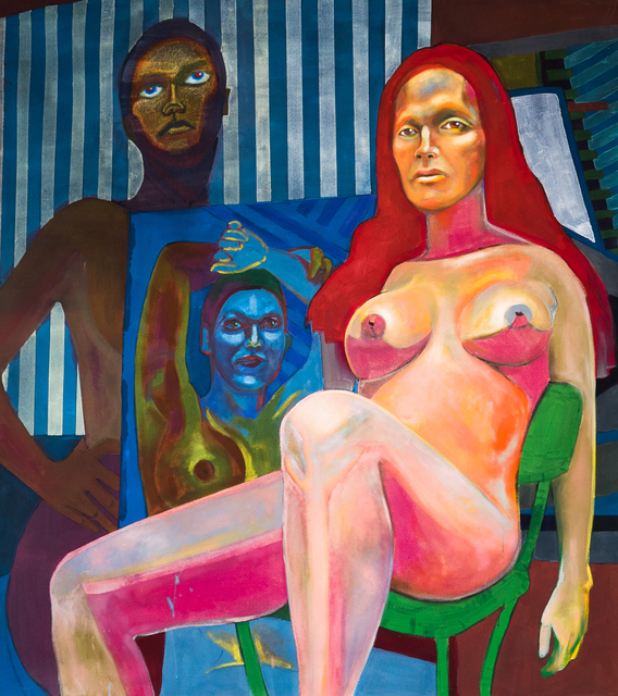 Katya Zvereva, ‘Carolina and The Blue Cube’, 2018, The Untitled Space