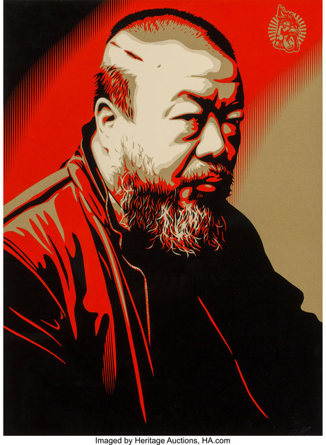 Shepard Fairey (OBEY), ‘Portrait of Ai Weiwei’, 2014, Heritage Auctions