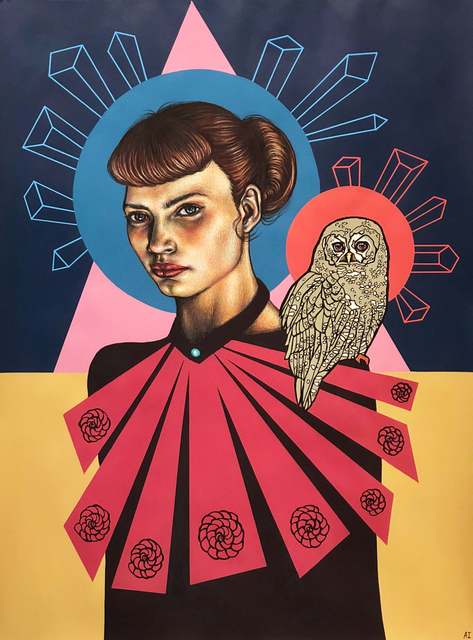 Aneka Ingold, ‘Stoicism’, 2019, Painting, Mixed Media, RJD Gallery