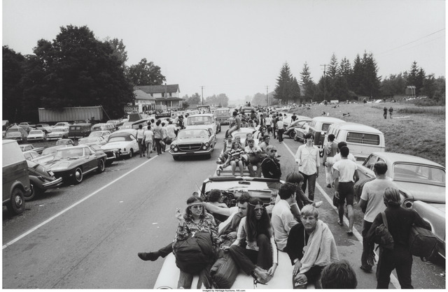 Burk Uzzle, ‘Cars at Woodstock’, 1969, Heritage Auctions