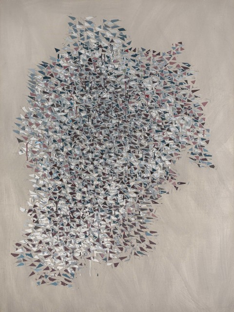 Robert Goodnough, ‘Vertical Gray Blue Brown’, 1984, Doyle