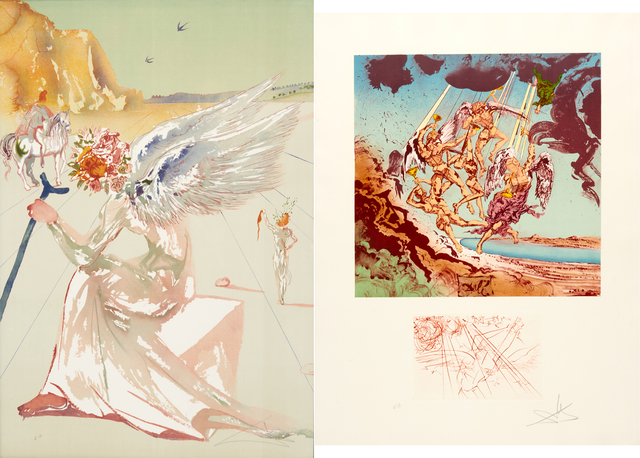 Salvador Dalí, ‘Return of Ulysses/Helen of Troy from Hommage à Homère’, 1977, Rago
